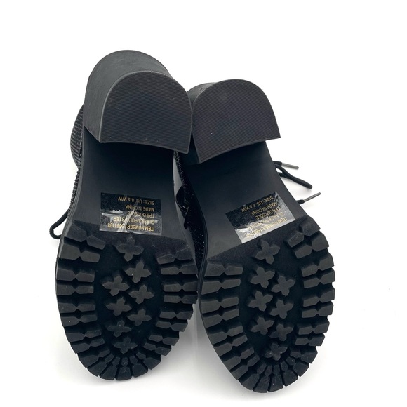 Torrid Women’s Platform Embellished Black Hiker Bootie Size 8.5WW - Picture 4 of 9